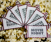 Movie Night popcorn