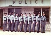 Staff of the Eaton Police Department in 1973