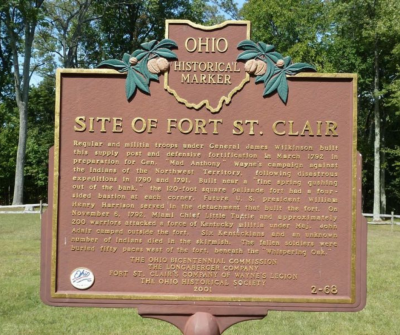 Fort St. Clair Historical Marker