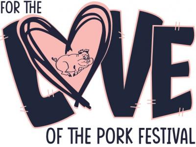Pork Festival "For the love" logo
