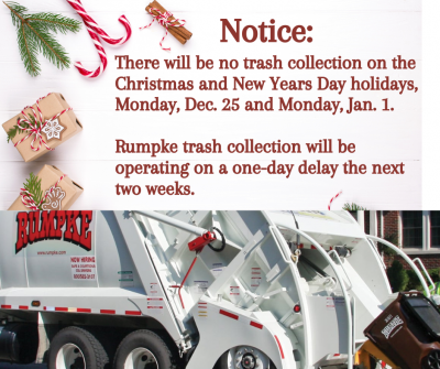 Trash collection delay