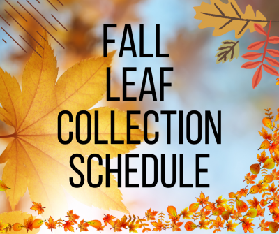 Fall leaf collection schedule image