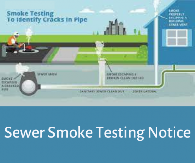 Sewer Smoke Testing Notice image
